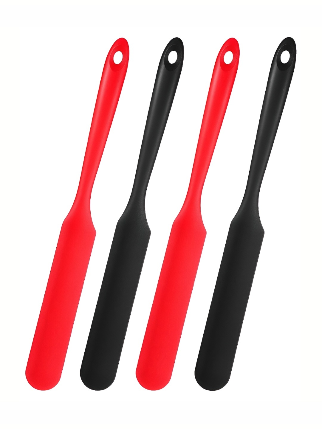 

P-Plus International Black & Red 4 Pieces Kitchen Spatulas