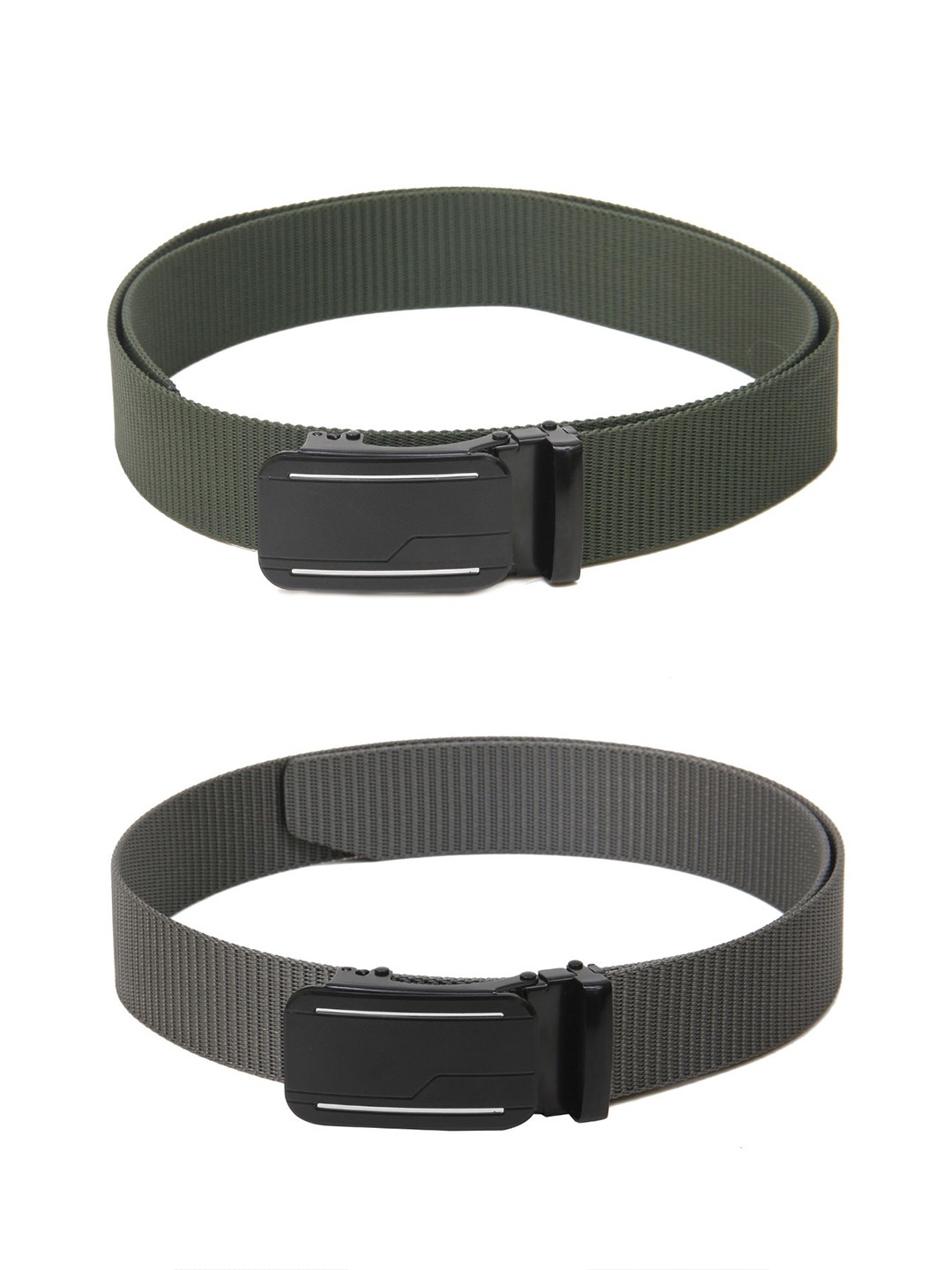 

Calvadoss Boys Set of 2 Textured Belt, Green
