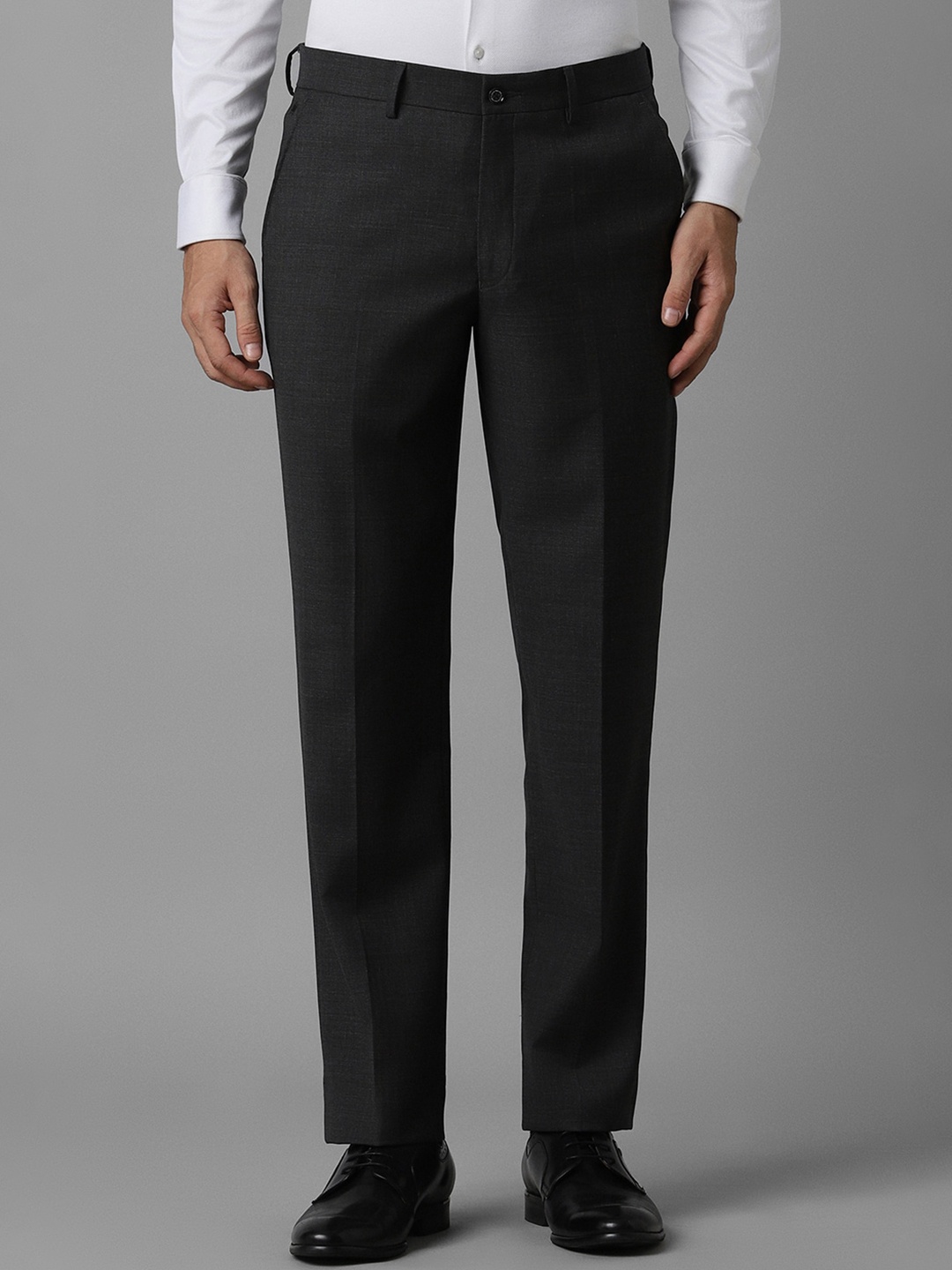 

Louis Philippe Men Slim Fit Formal Trousers, Grey