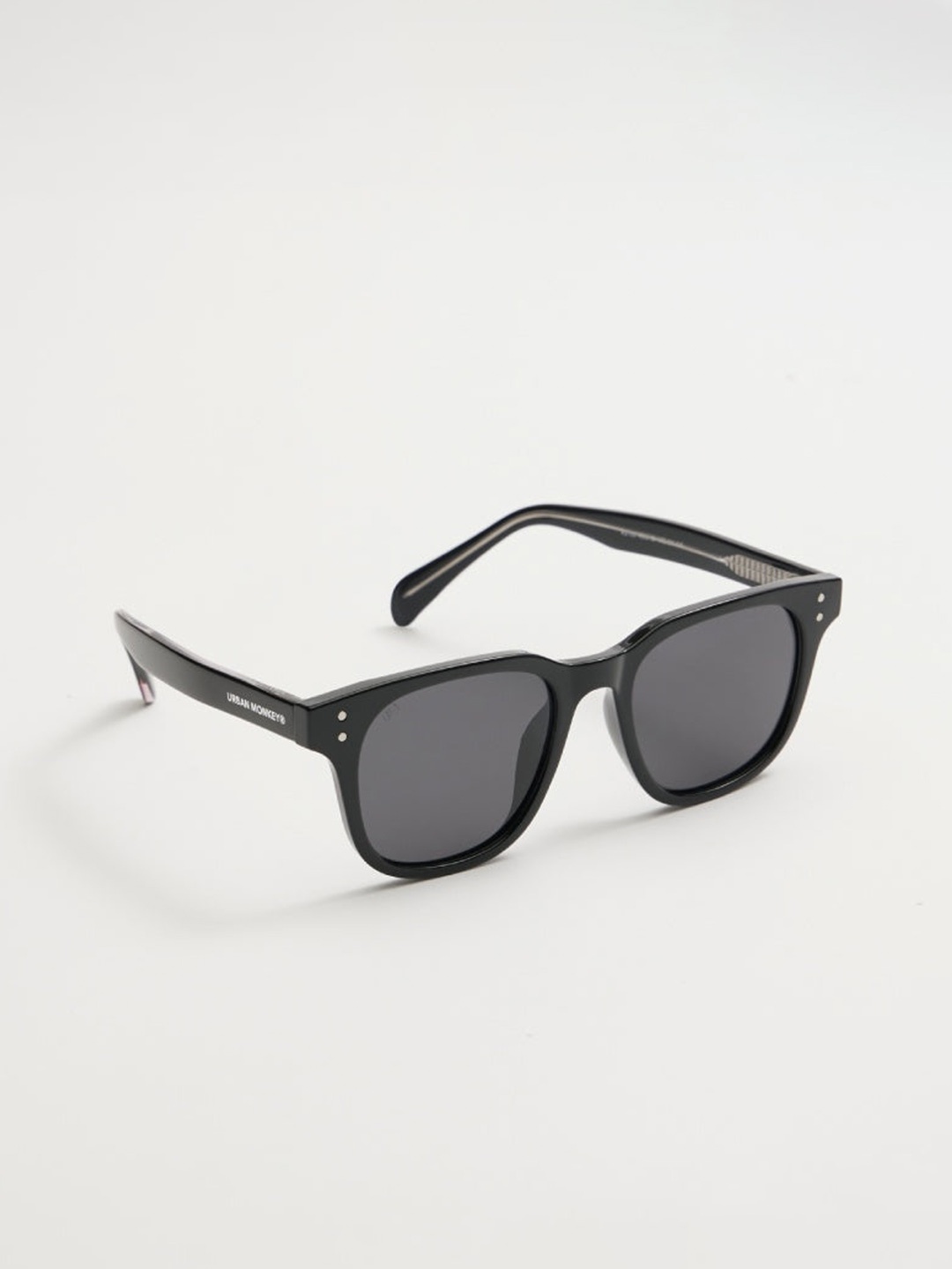 

Urban Monkey Unisex Square Sunglasses With UV Protected Lens, Black