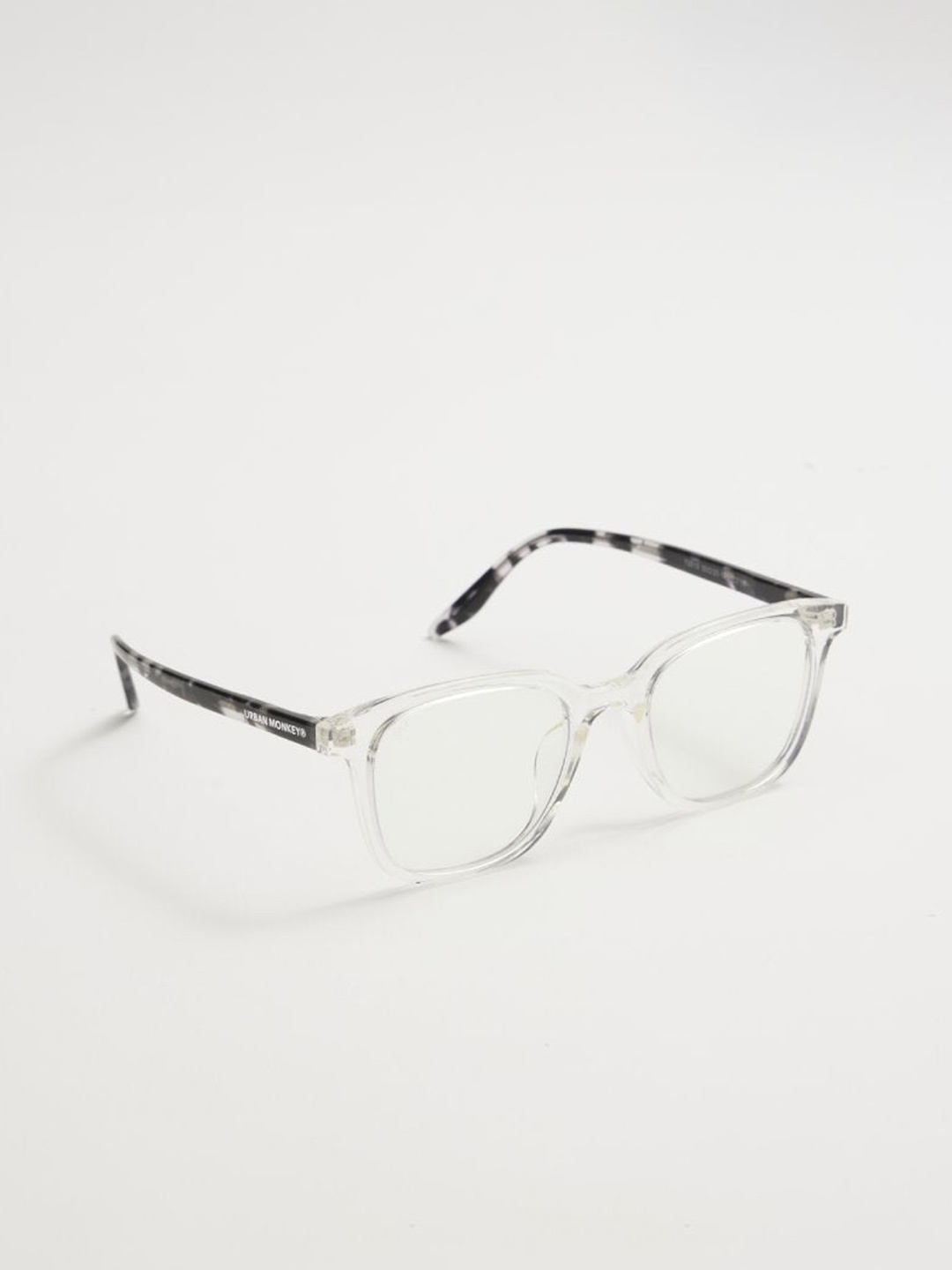 

Urban Monkey Unisex Square Sunglasses With UV Protected Lens 72019-C2, Transparent