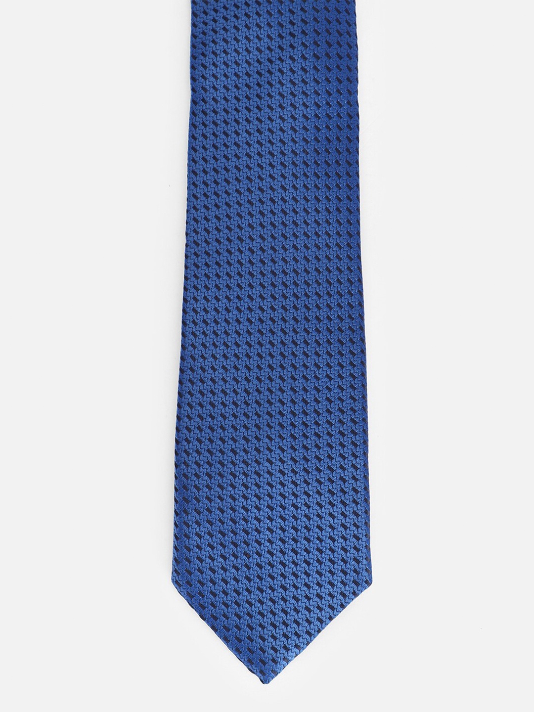 

Van Heusen Men Woven Design Acrylic Skinny Tie, Blue