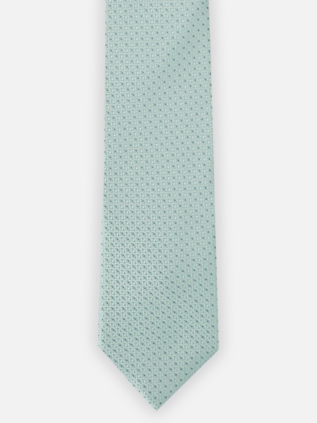 

Van Heusen Men Woven Design Acrylic Skinny Tie, Green
