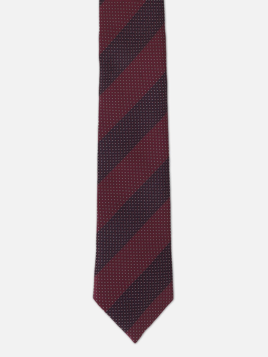 

Van Heusen Men Striped Skinny Tie, Maroon