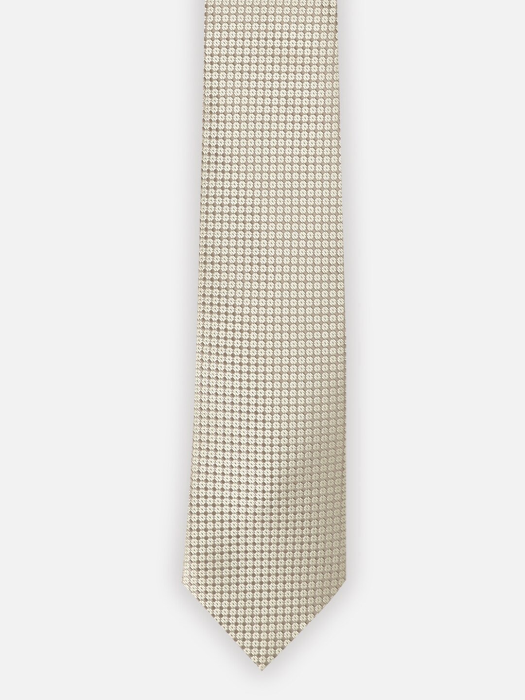 

Van Heusen Men Woven Design Broad Tie, Cream