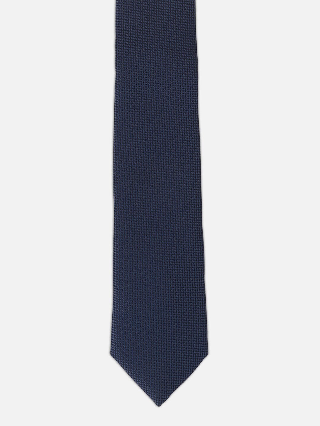 

Van Heusen Men Woven Design Skinny Tie, Navy blue