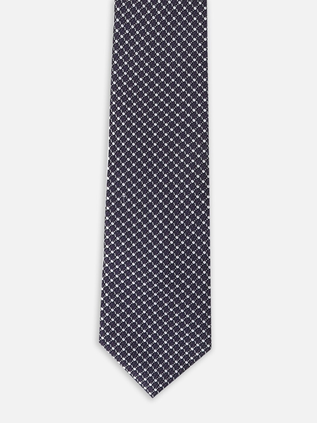 

Van Heusen Men Woven Design Skinny Tie, Navy blue