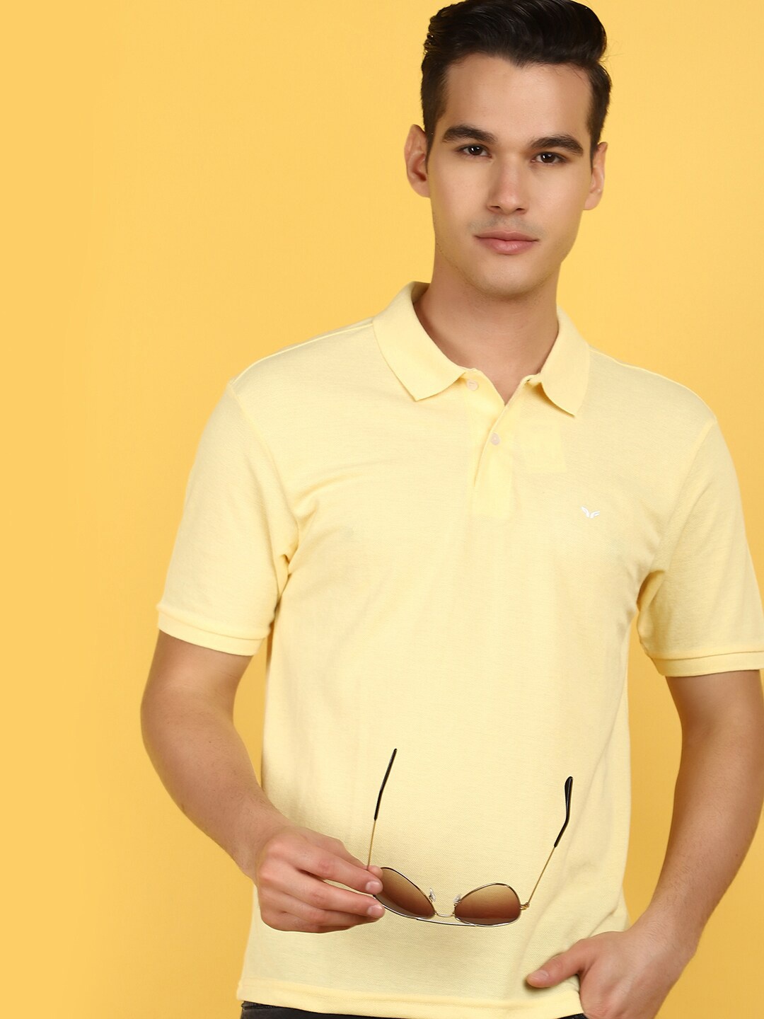 

V-Mart Polo Collar Short Sleeves T-shirt, Yellow