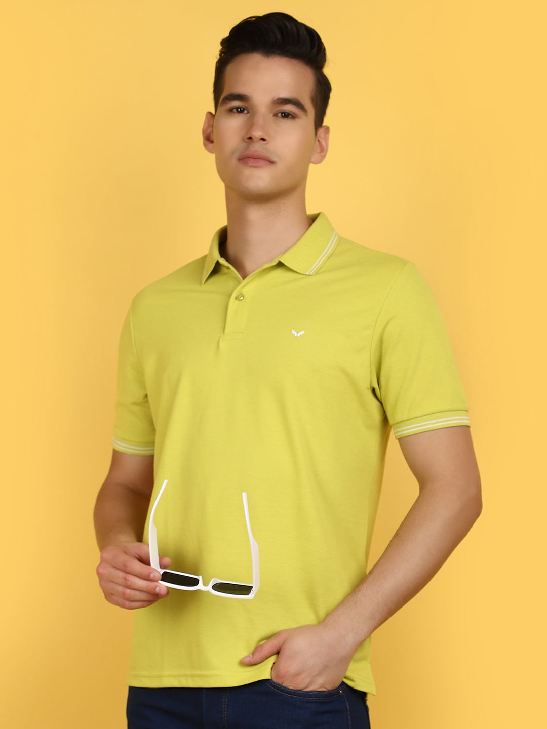 

V-Mart Polo Collar Short Sleeves T-shirt, Green