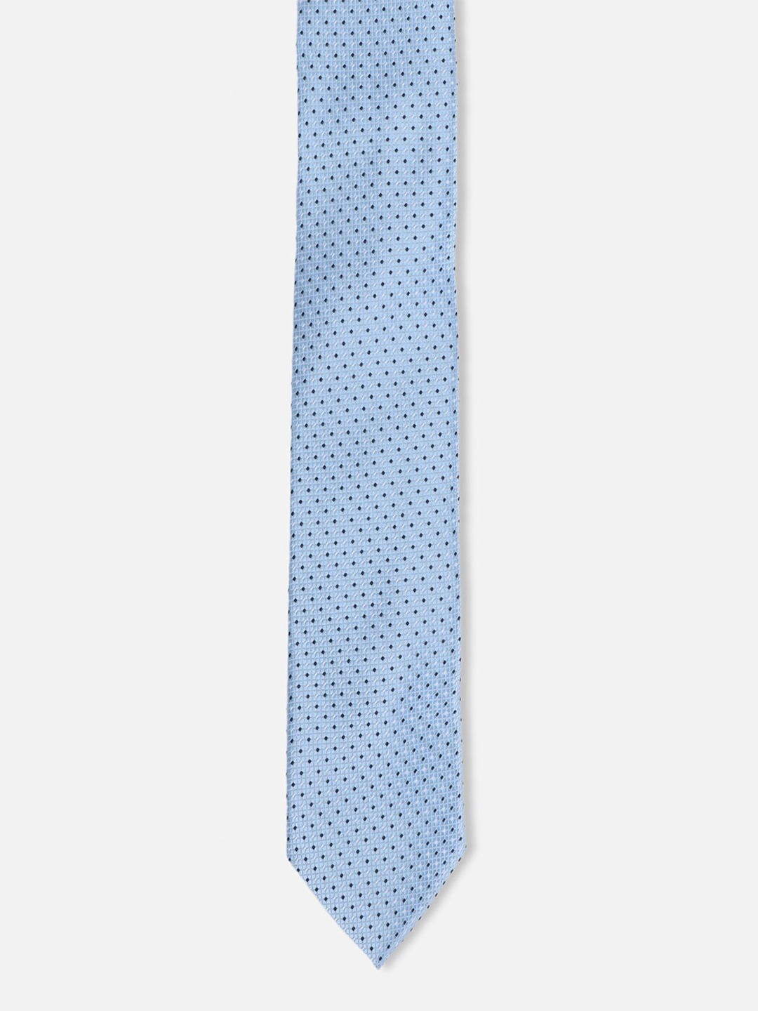 

Van Heusen Men Woven Design Skinny Tie, Blue