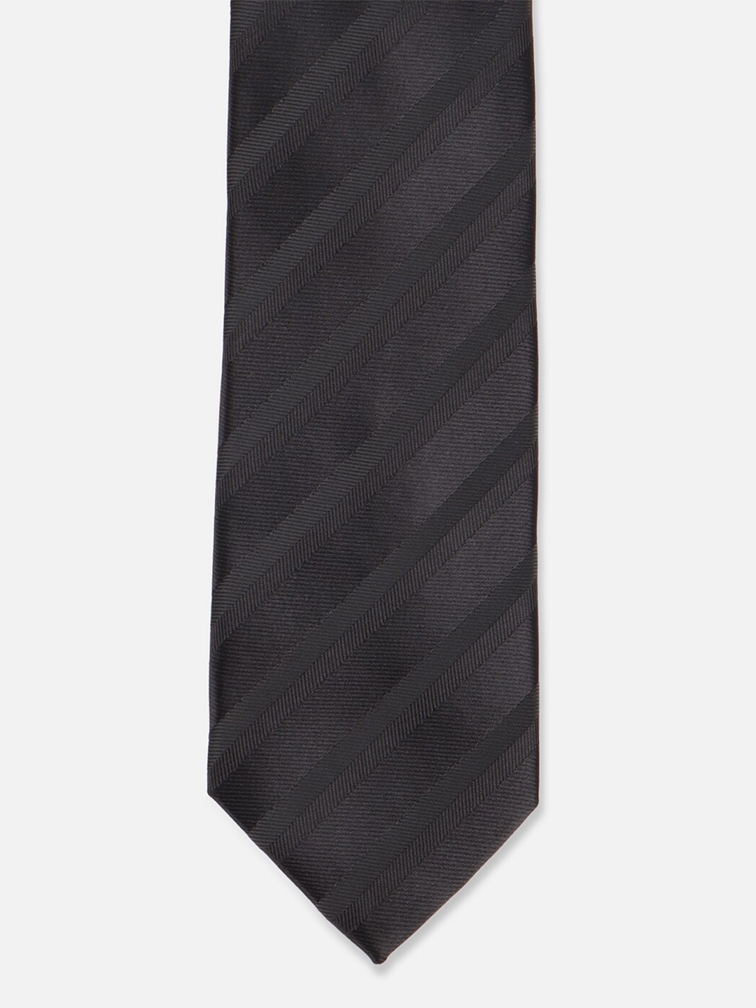 

Van Heusen Men Woven Design Skinny Tie, Black