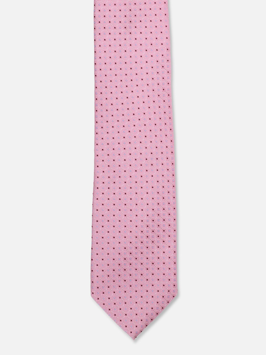 

Van Heusen Men Woven Design Skinny Tie, Pink