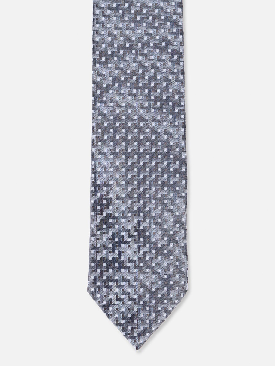 

Van Heusen Men Woven Design Skinny Tie, Grey