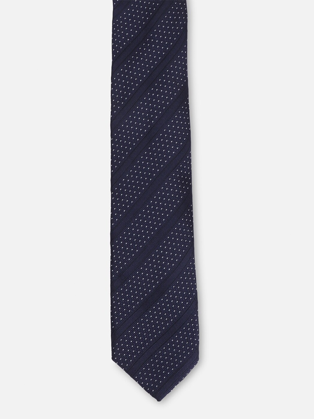 

Van Heusen Men Striped Skinny Tie, Navy blue