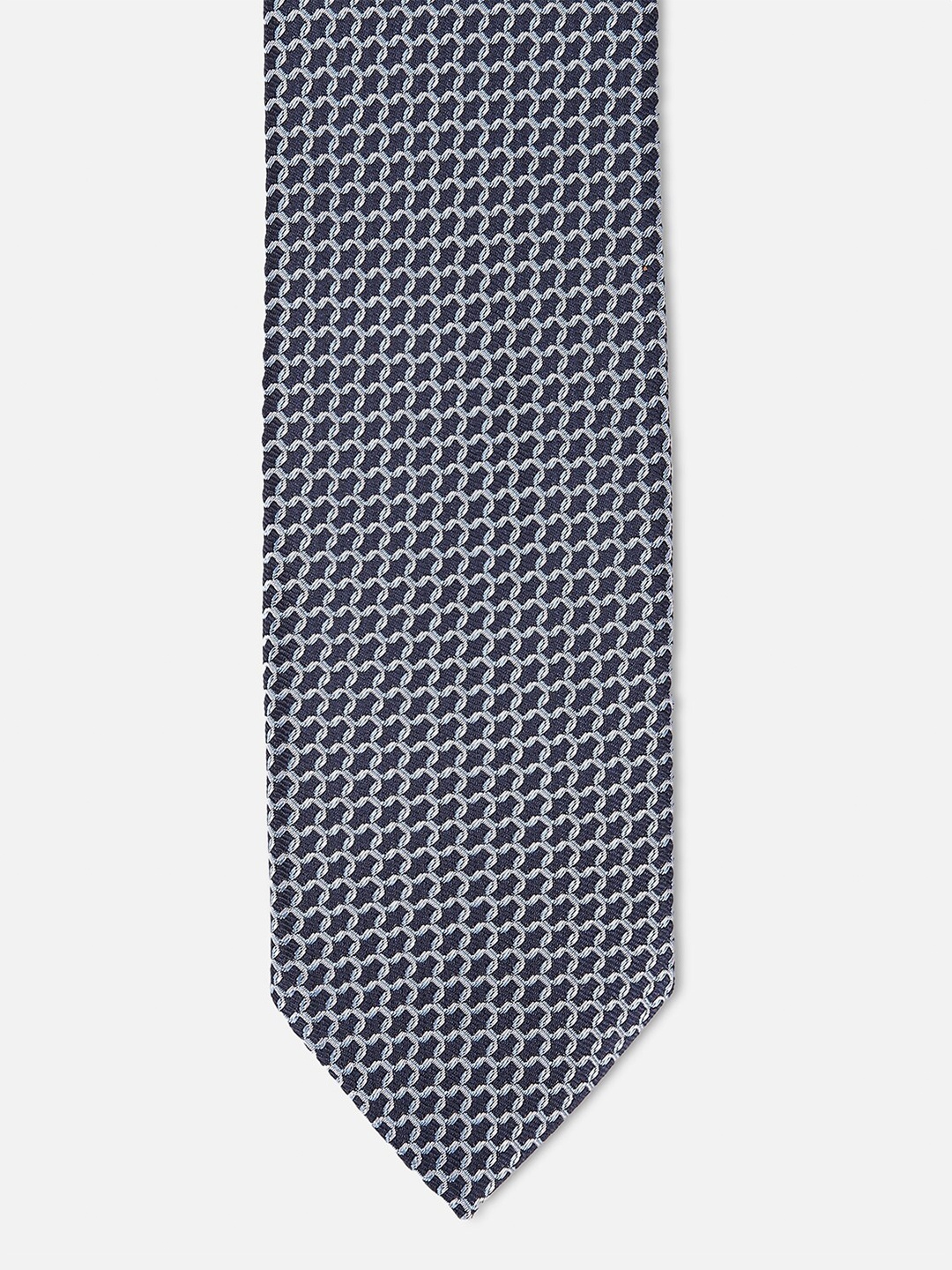 

Van Heusen Men Woven Design Skinny Tie, Navy blue