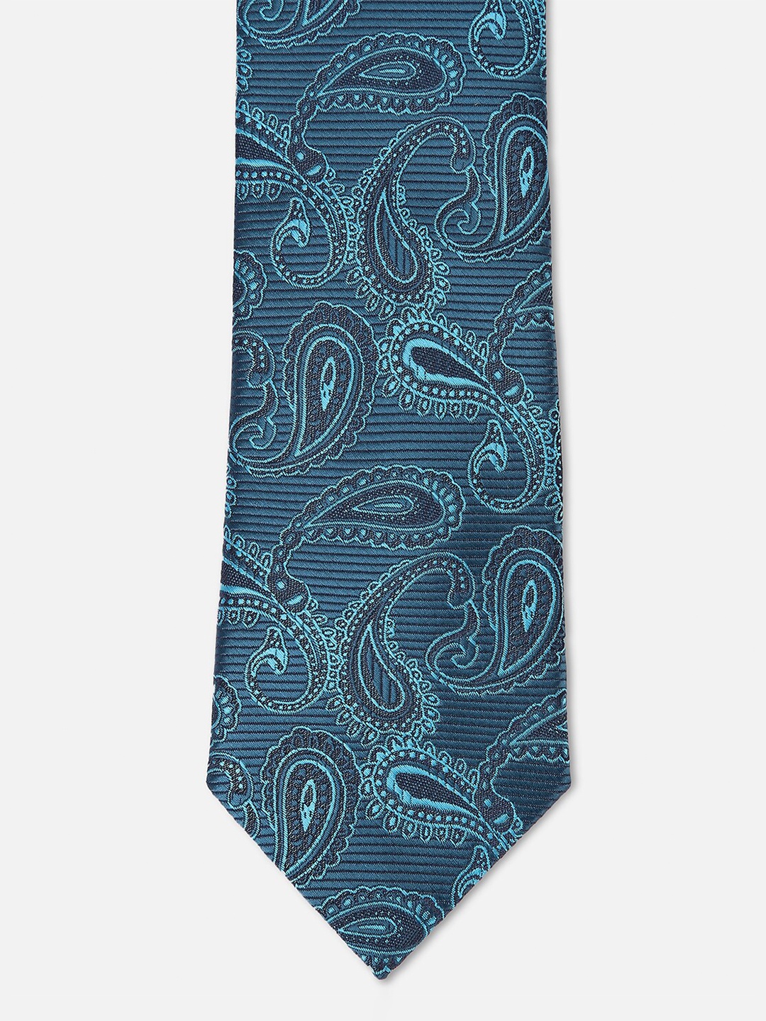 

Van Heusen Men Woven Design Skinny Tie, Blue