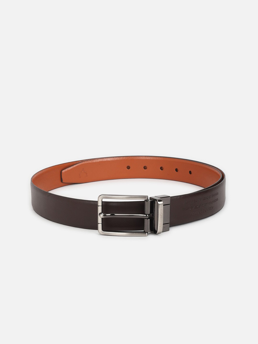

Allen Solly Men Leather Formal Belt, Brown