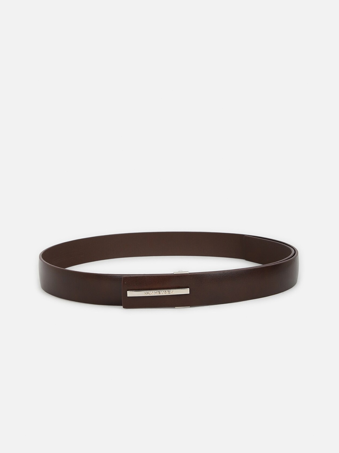 

Van Heusen Men Textured Leather Formal Belt, Brown