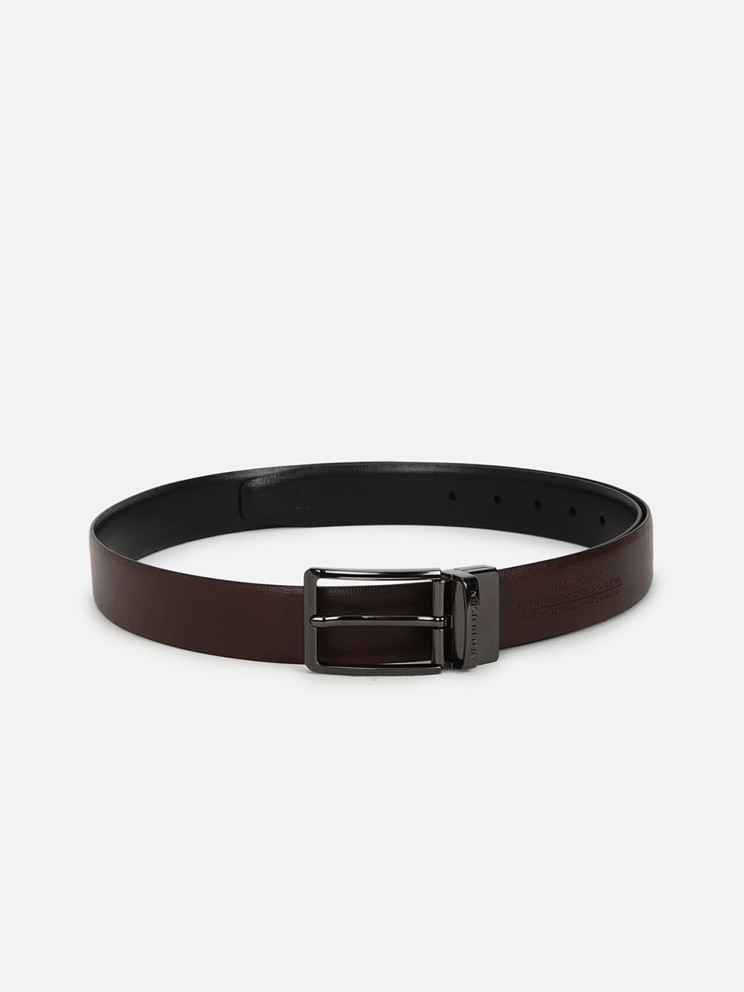 

Van Heusen Men Leather Formal Belt, Brown