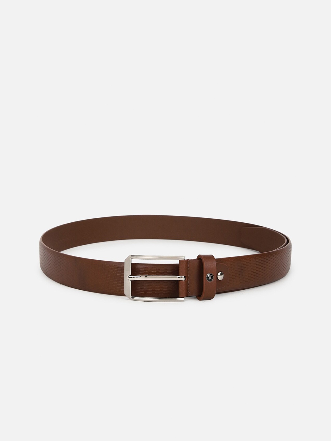 

Van Heusen Men Textured Leather Formal Belt, Brown
