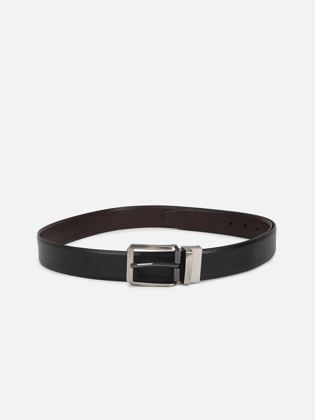 

Allen Solly Men Textured Leather Formal Belt, Black