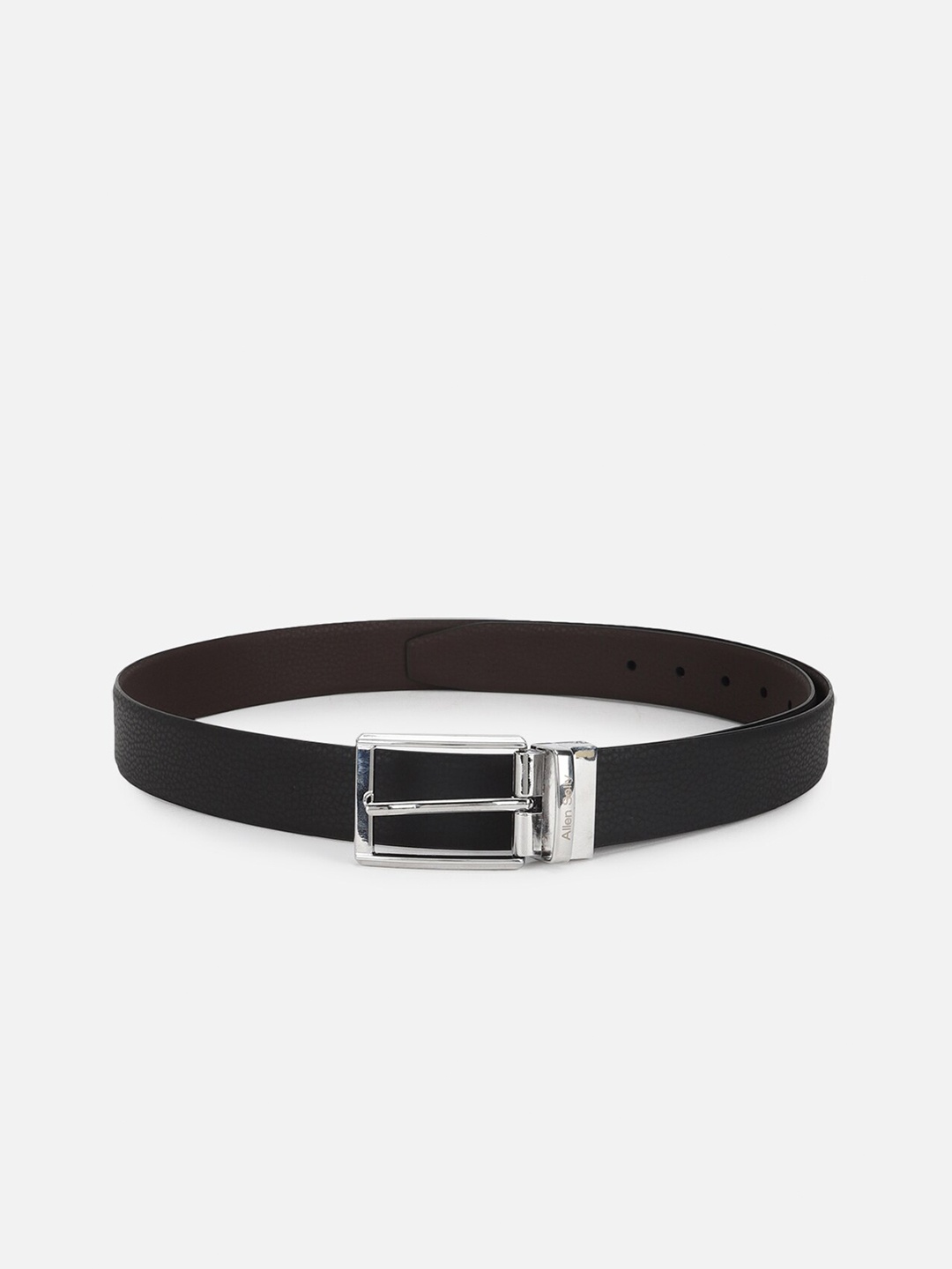 

Allen Solly Men Textured Leather Formal Belt, Black