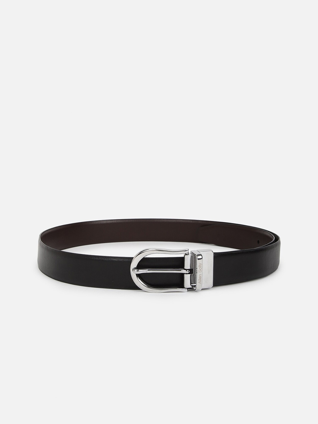 

Allen Solly Men Leather Formal Belt, Black