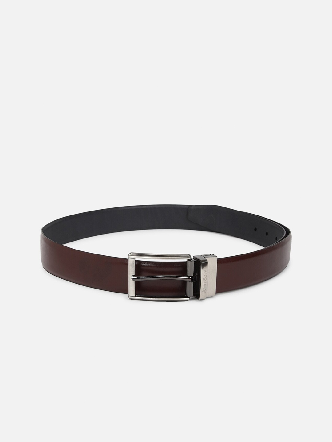 

Allen Solly Men Textured Genuine Leather Formal Belt, Black