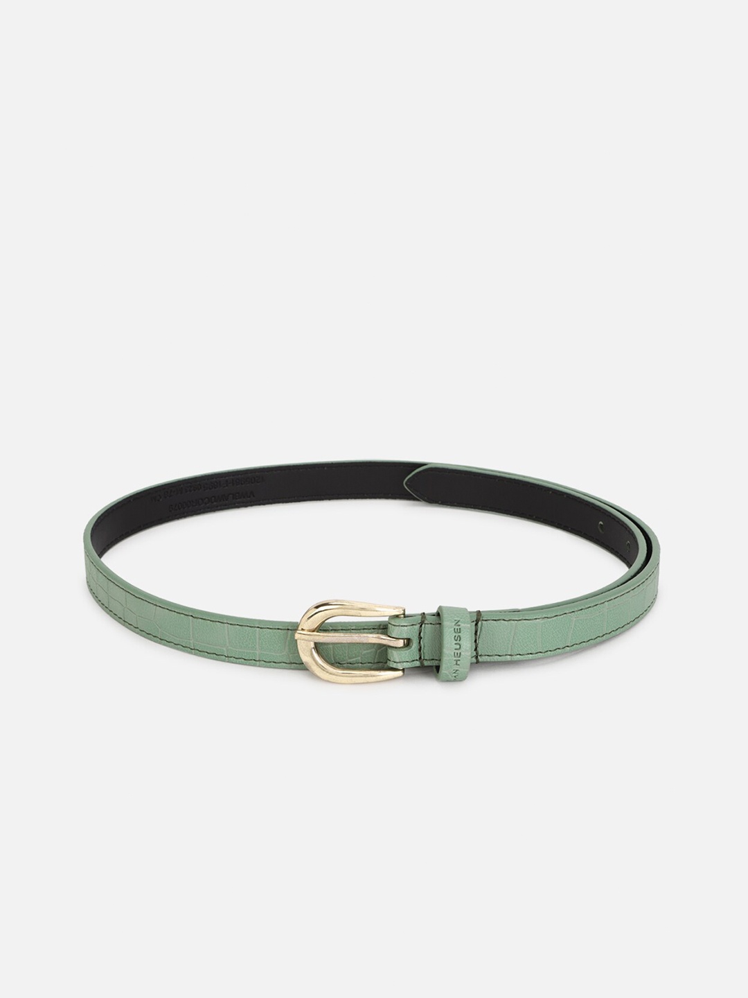 

Van Heusen Woman Textured Leather Belt, Green