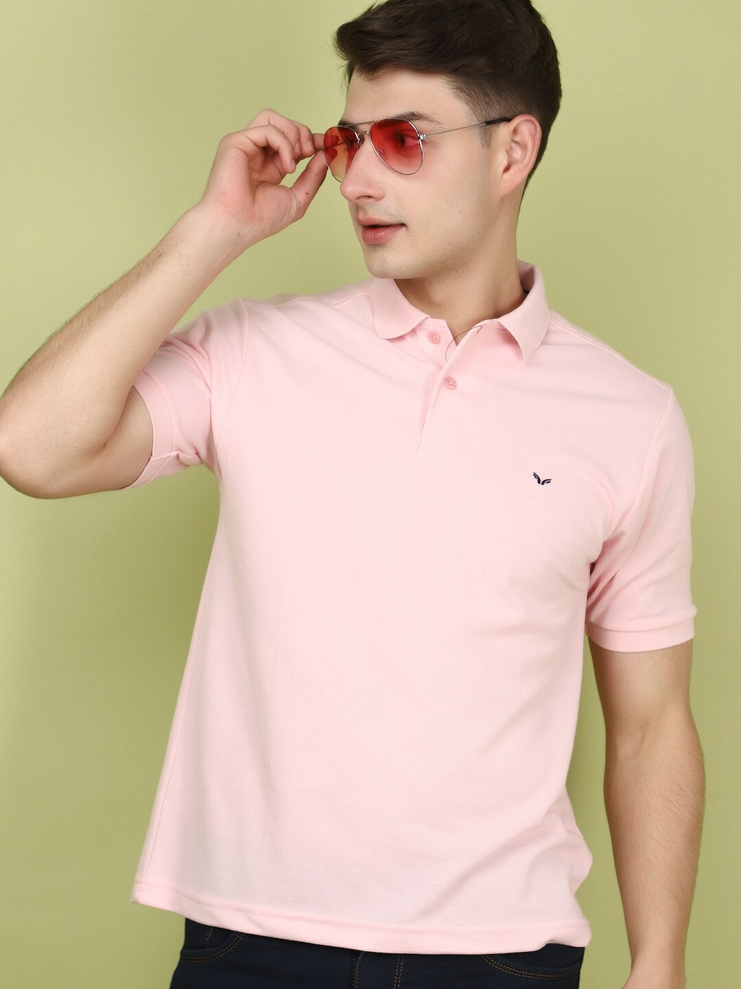 

V-Mart Polo Collar Short Sleeves T-shirt, Pink