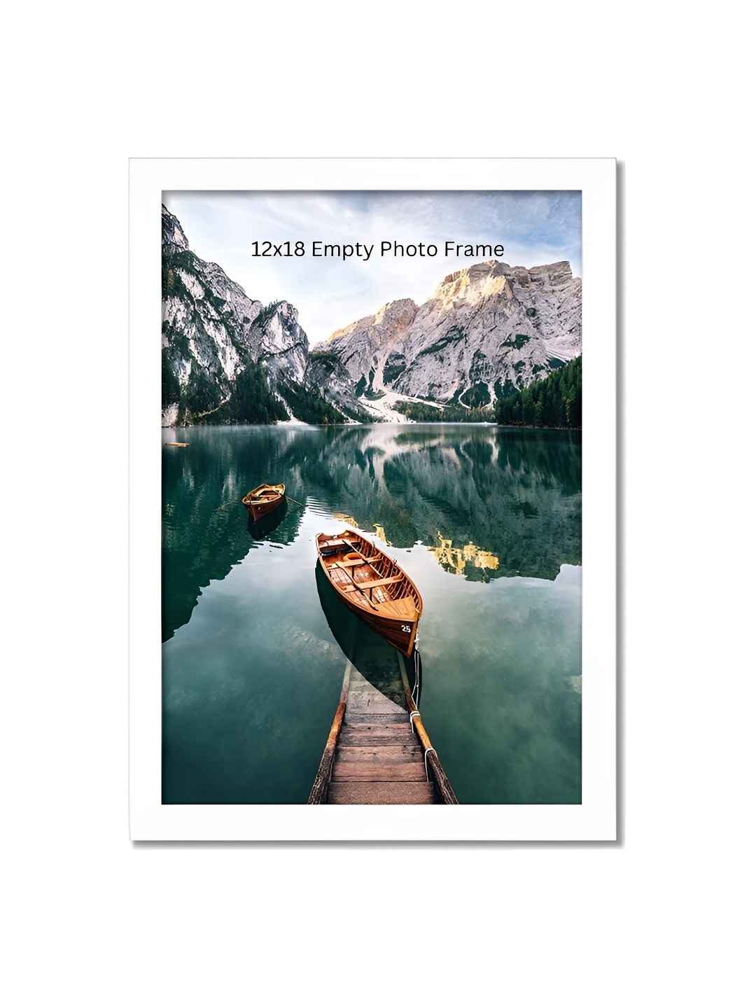 

AbhiKalpya Art Studio-Get a vibe White Photo Frame