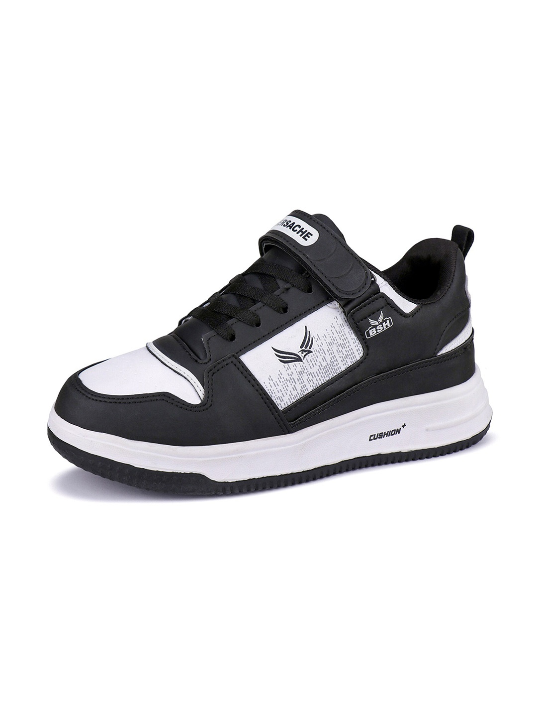 

BERSACHE Men Canvas Running Shoes, Black