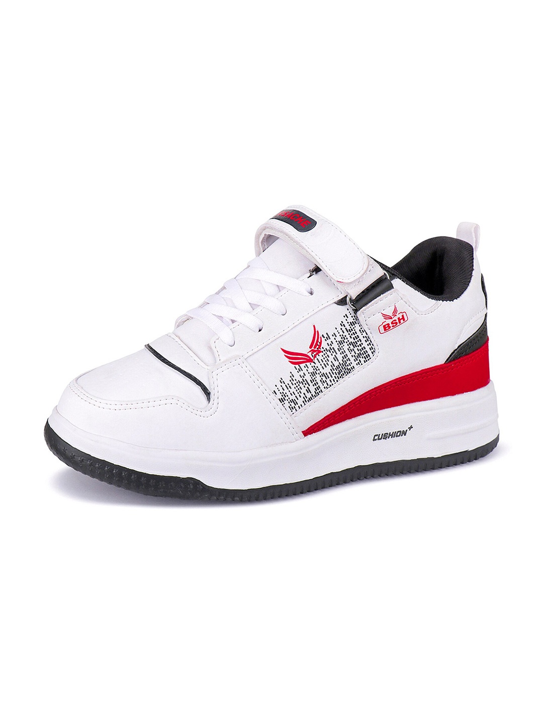 

BERSACHE Men Canvas Running Shoes, Red