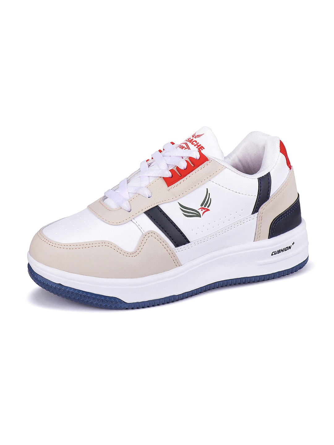 

BERSACHE Men Canvas Running Shoes, White