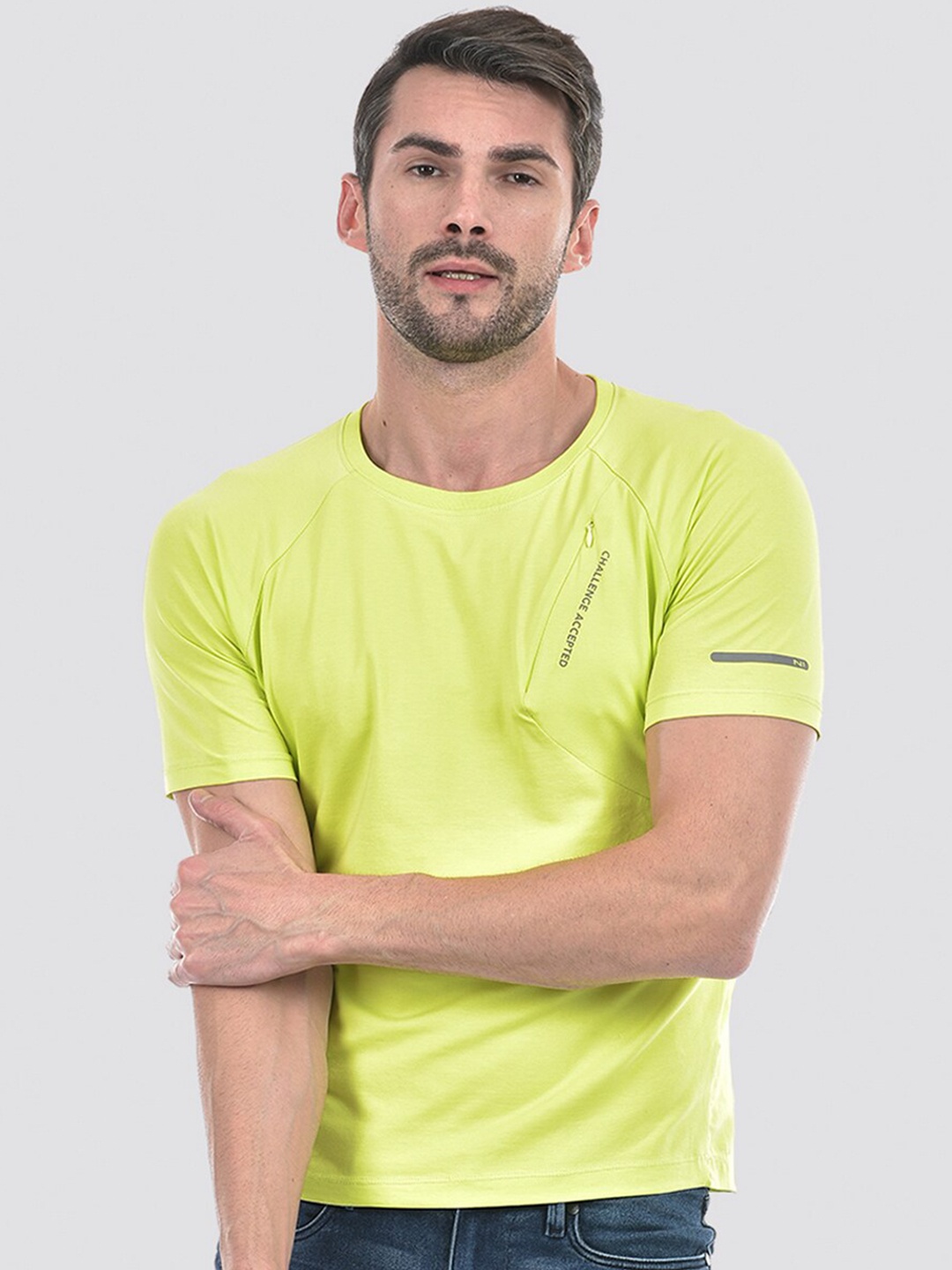 

Numero Uno Round Neck T-shirt, Green
