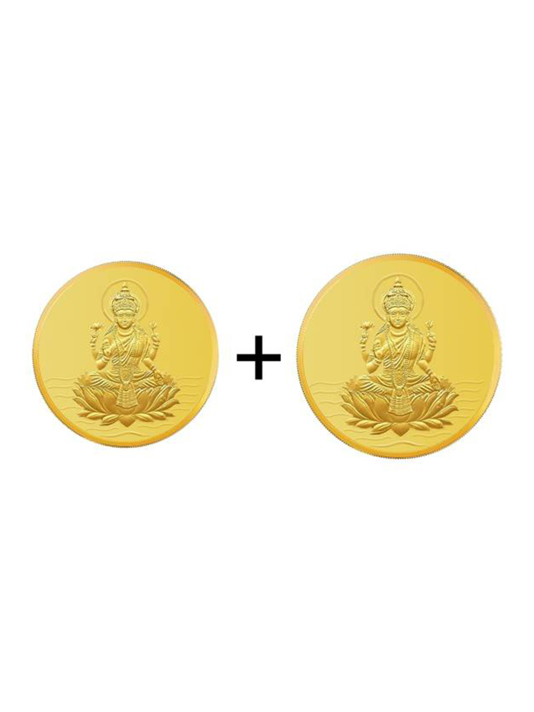 

Angara 24KT (999) 2+1 GM Combo Lakshmi Gold Coin, Yellow