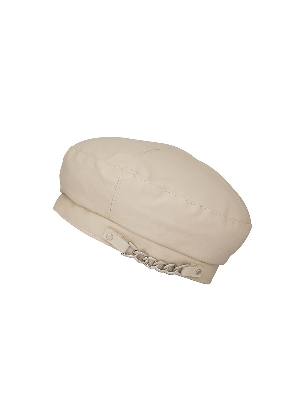 

iSWEVEN Women Anti-Sweat French Ascot Cap, Cream