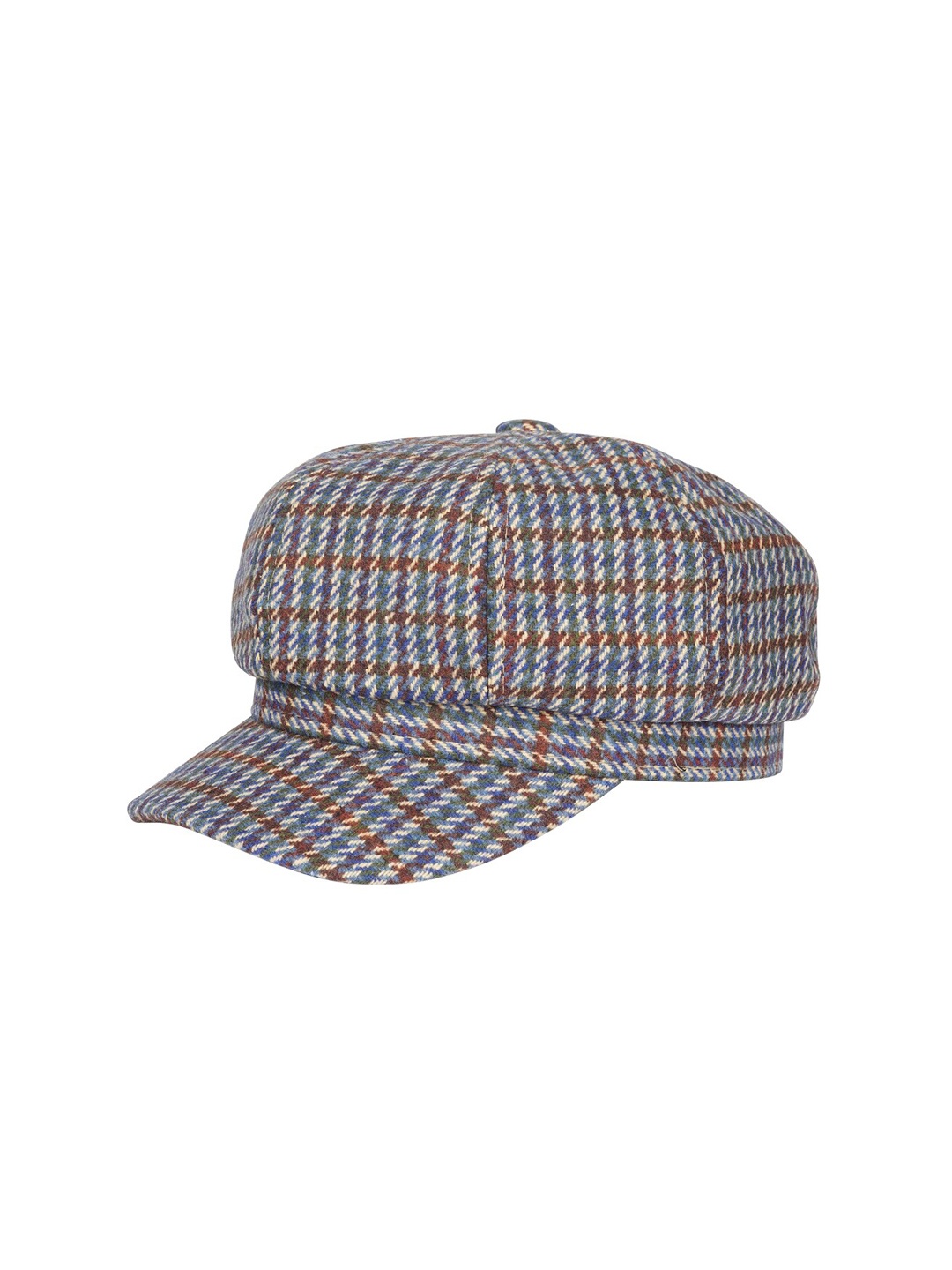 

iSWEVEN Unisex Checked Ascot Cap, Blue