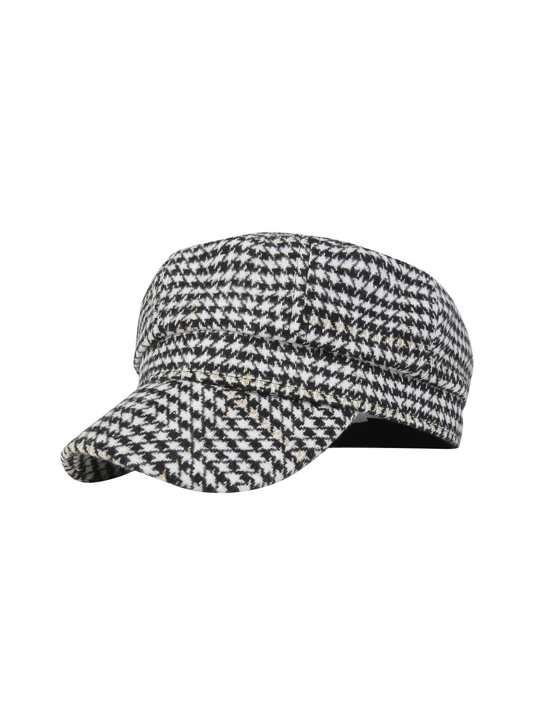 

iSWEVEN Women Cotton Anti-Sweat French Ascot Cap, Black