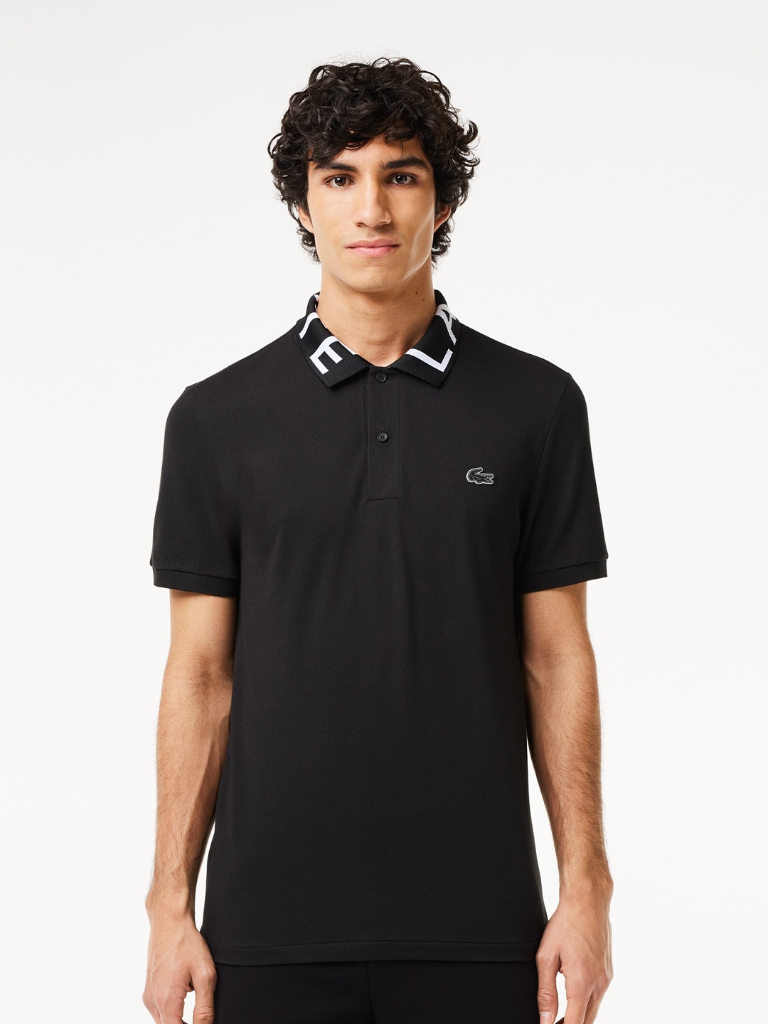 

Lacoste Polo Collar Short Sleeves Slim Fit T-shirt, Black