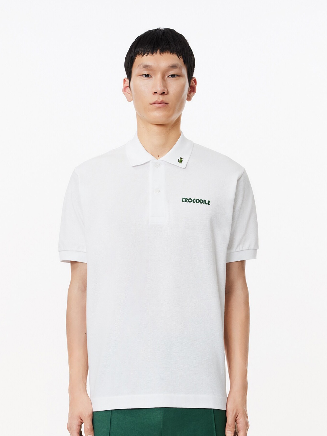 

Lacoste Polo Collar Cotton T-shirt, White