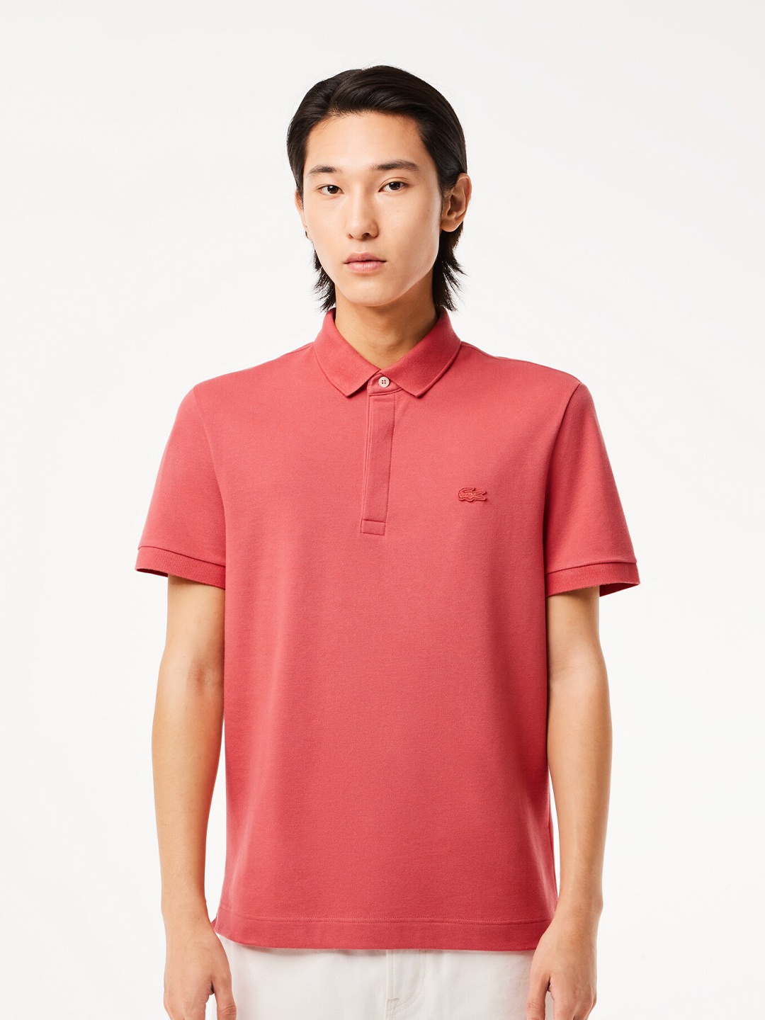 

Lacoste Polo Collar Short Sleeves T-shirt, Pink