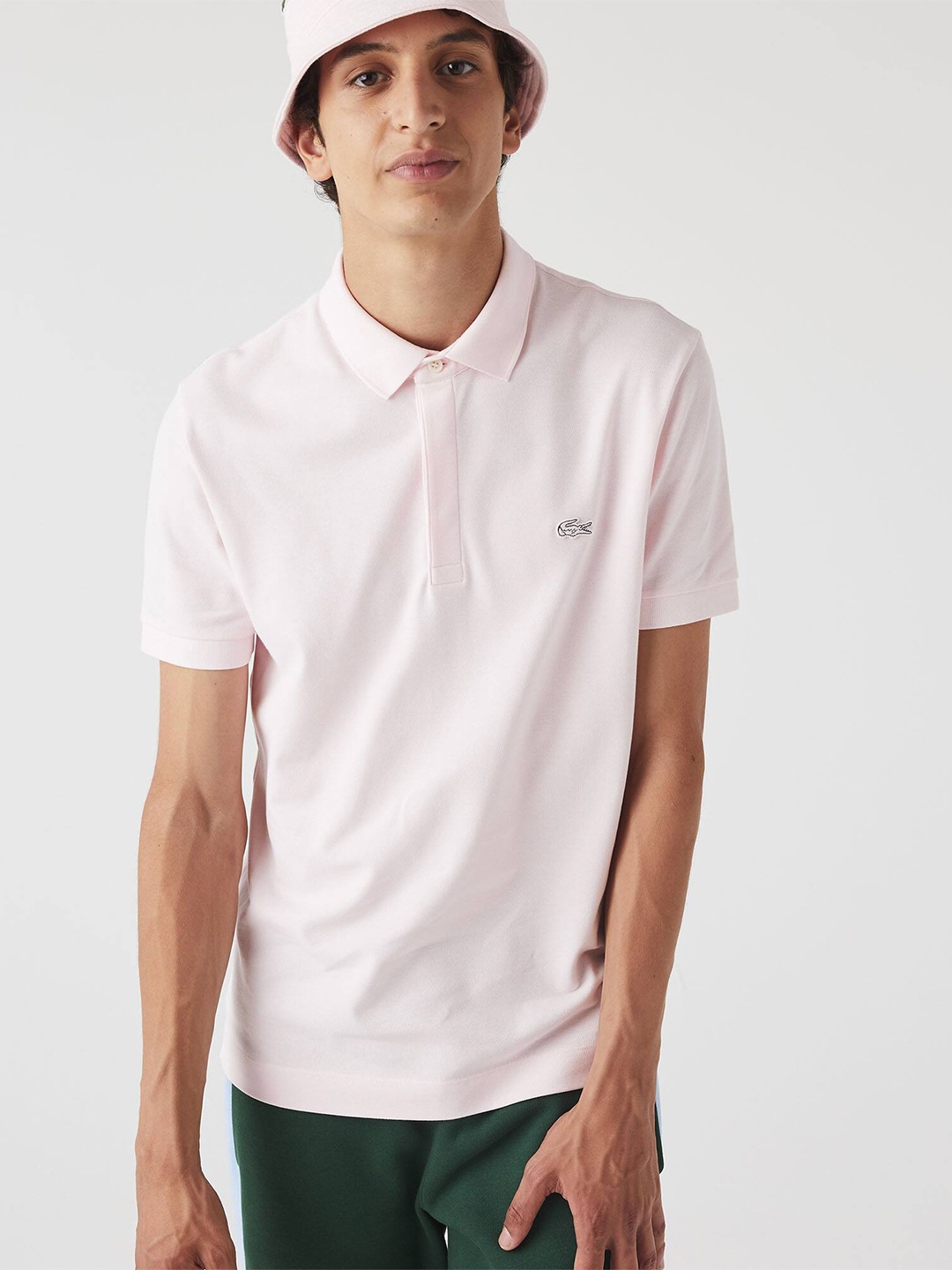 

Lacoste Polo Collar Short Sleeves T-shirt, Pink