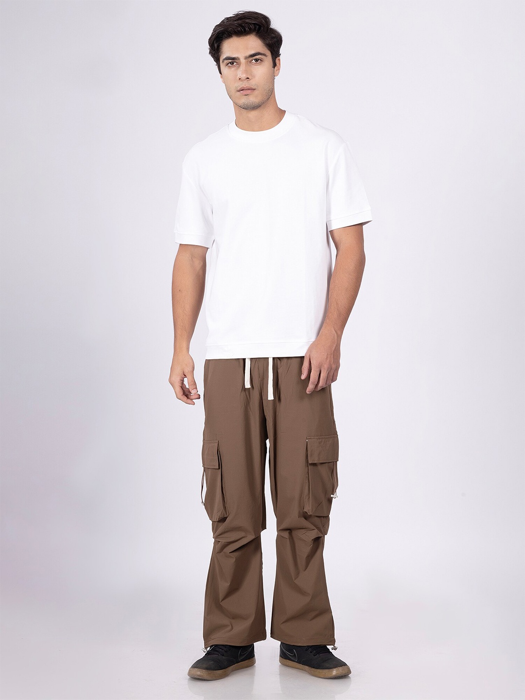 

DIMEH Round Neck Short Sleeves T-shirt, White
