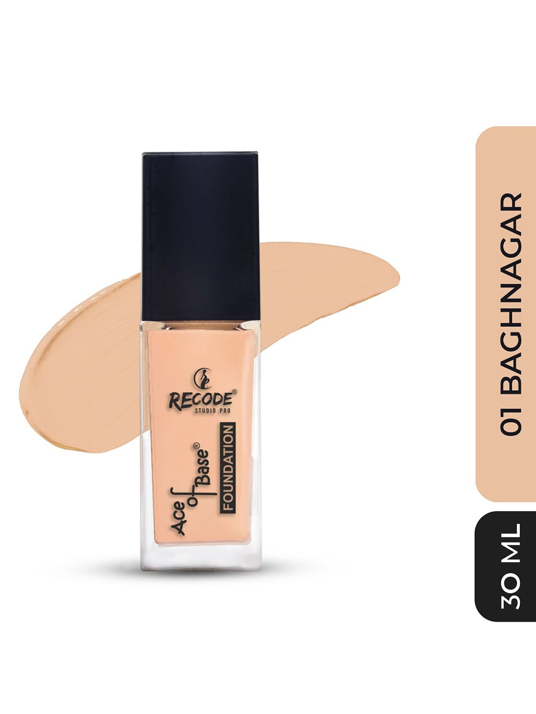 

Recode Ace Of Base Foundation 30ml - Baghnagar 01, Camel brown