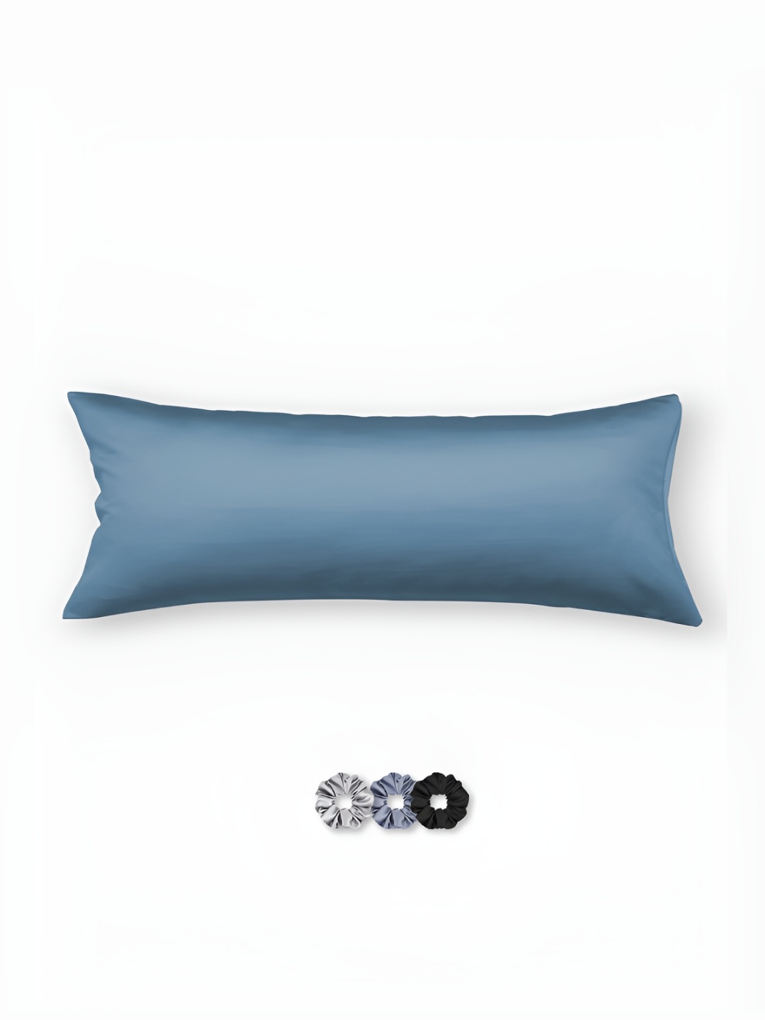 

Seevo Blue Satin Rectangle Pillow Covers