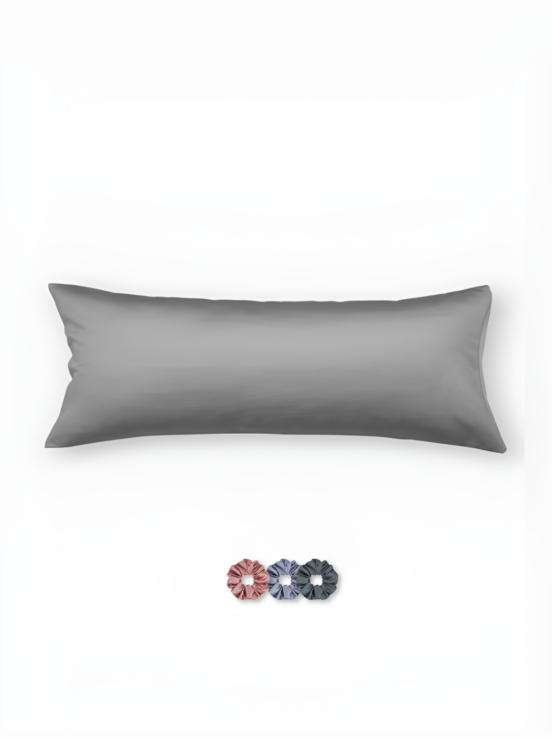 

Seevo Grey Satin Rectangle Pillow Covers