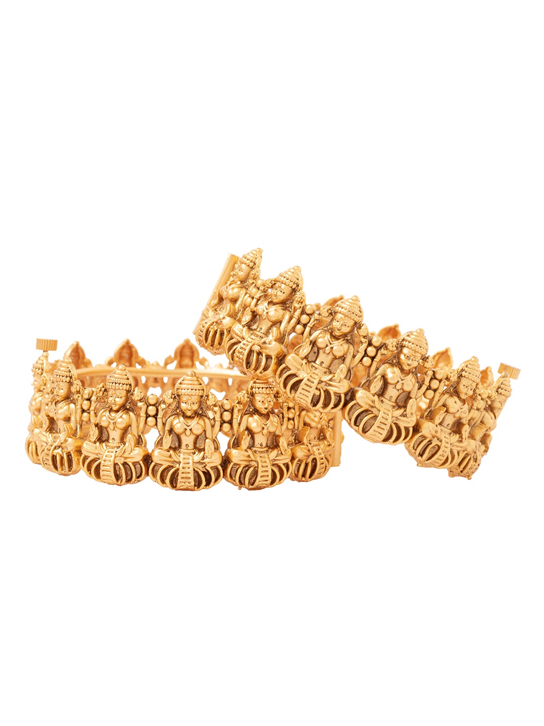 

Vivinia by Vidhi Set Of 2 Gold-Plated Bangles