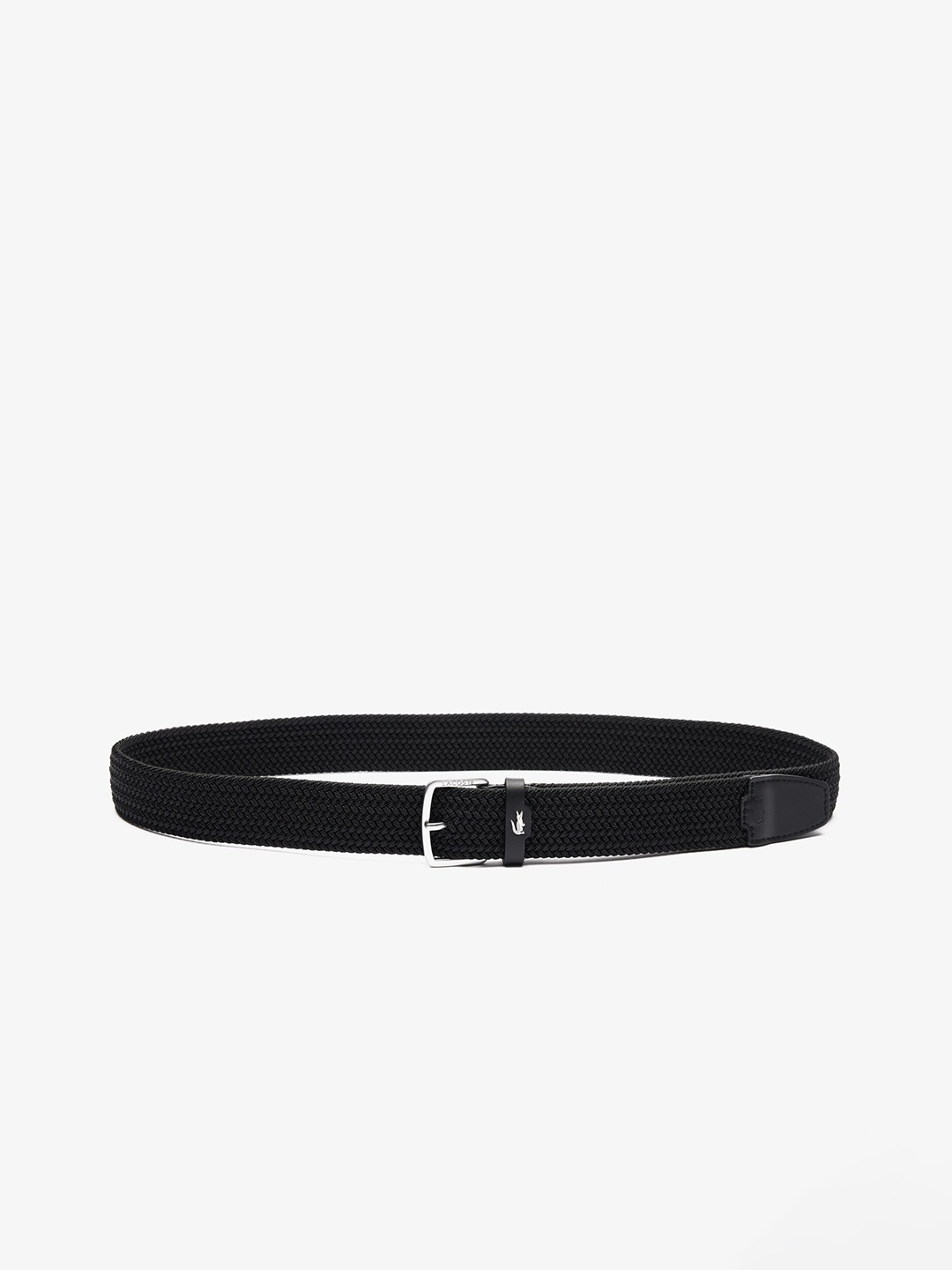 

Lacoste Men Braided Stretchable Belt, Black