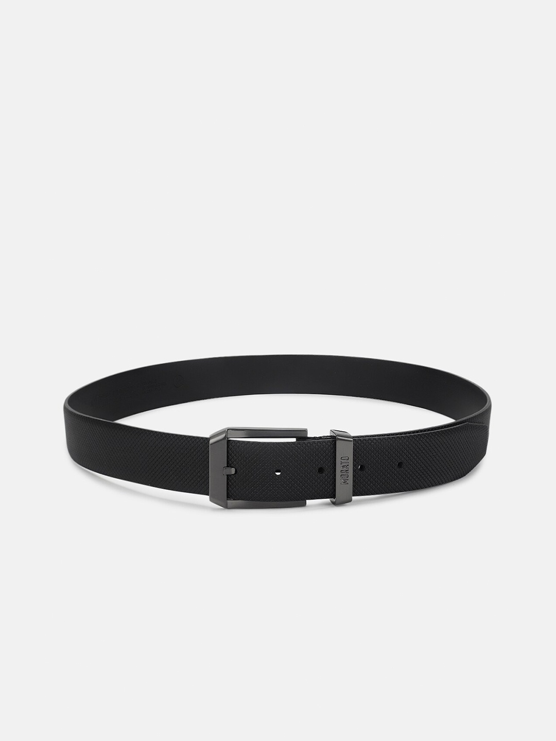 

Antony Morato Men Textured Leather Belt, Black